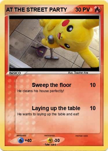 Pokemon AT THE STREET PARTY
