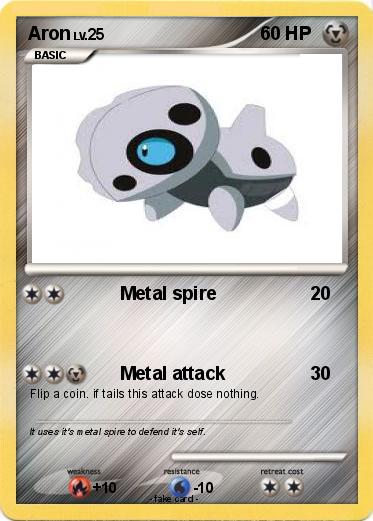 Pokemon Aron