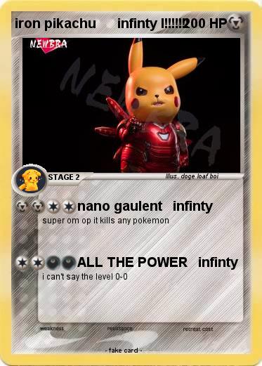 Pokemon iron pikachu      infinty l!!!!!!!
