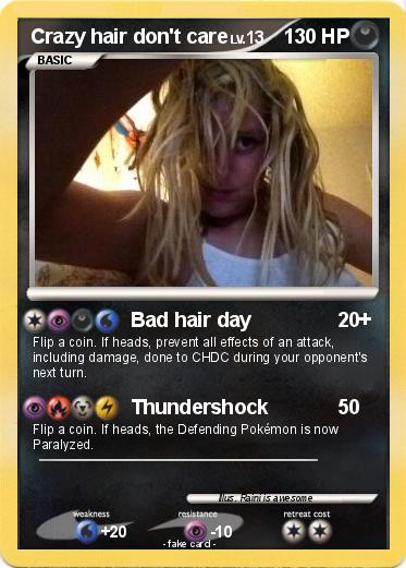 Pokemon Crazy hair don't care
