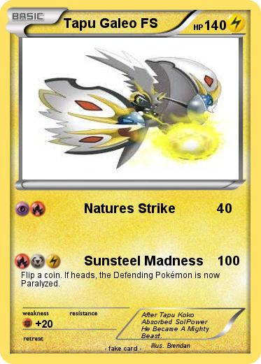 Pokemon Tapu Galeo FS