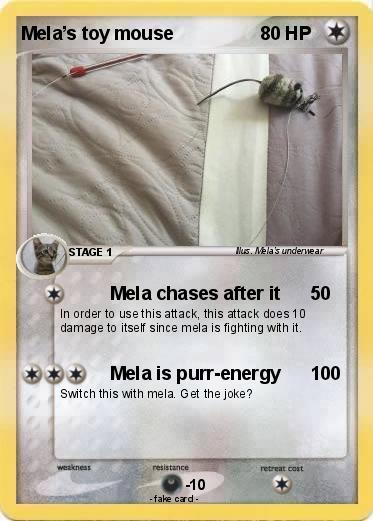 Pokemon Mela’s toy mouse