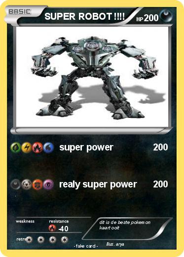 Pokemon SUPER ROBOT !!!!