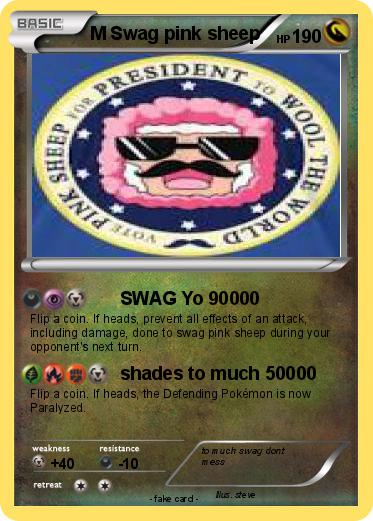 Pokemon M Swag pink sheep