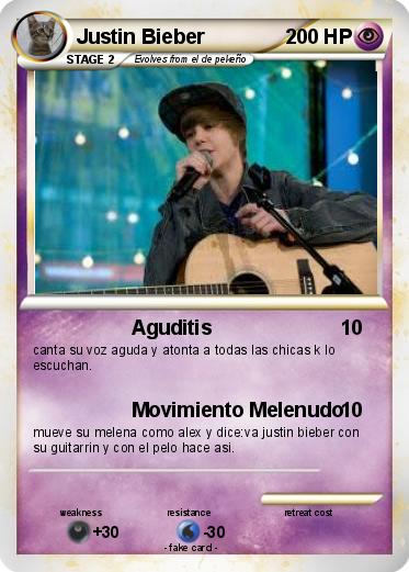Pokemon Justin Bieber