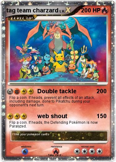 Pokemon tag team charzard