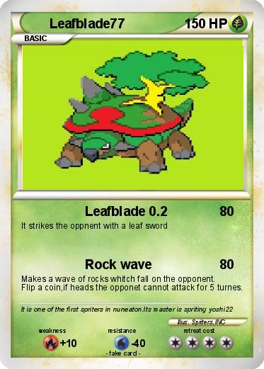 Pokemon Leafblade77