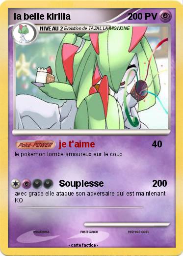 Pokemon la belle kirilia