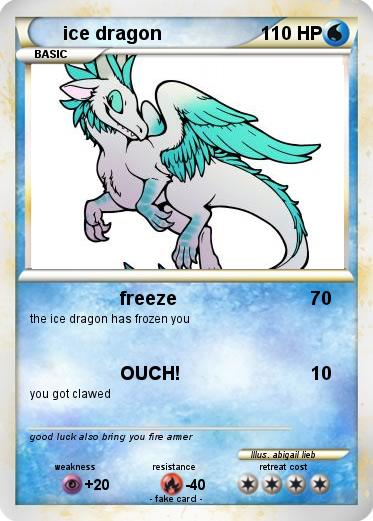 Pokemon ice dragon