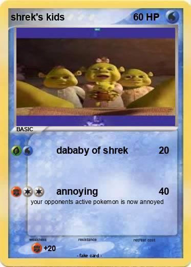 Pokemon shrek's kids