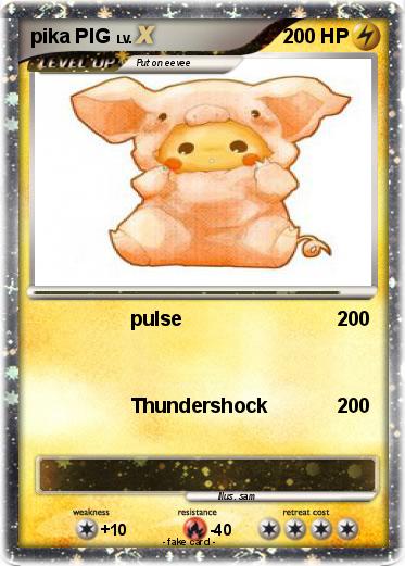 Pokemon pika PIG