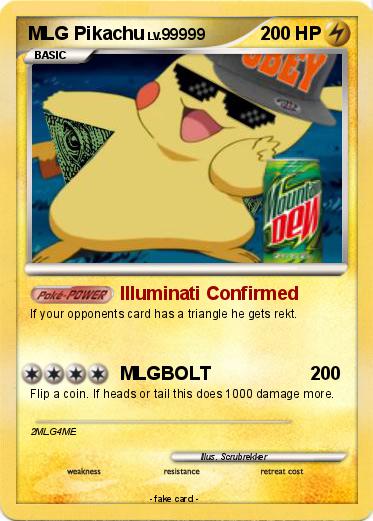 Pokemon MLG Pikachu