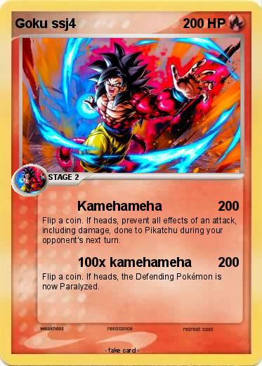 Pokemon Goku ssj4