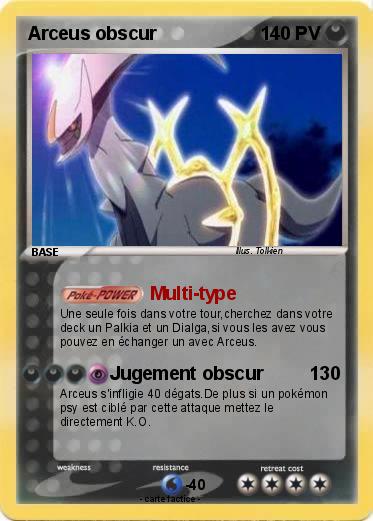 Pokemon Arceus obscur