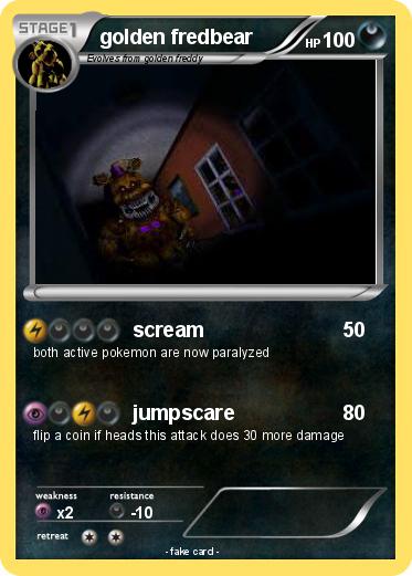 Pokemon golden fredbear
