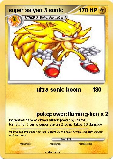 Pokemon super saiyan 3 sonic