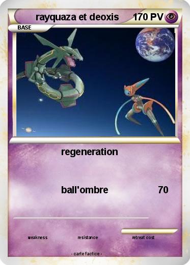 Pokemon rayquaza et deoxis