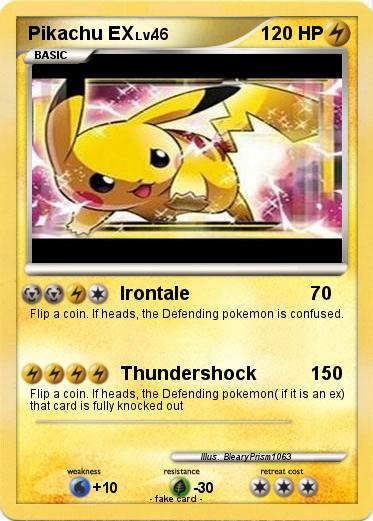Pokemon Pikachu EX