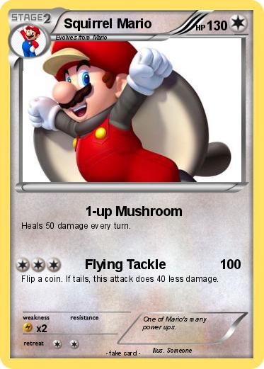 Pokemon Squirrel Mario