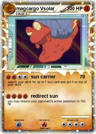 Pokemon magcargo Vsolar