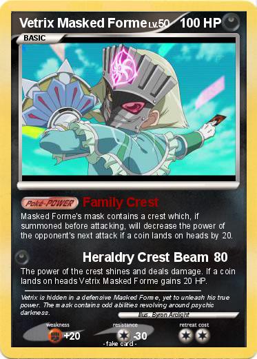 Pokemon Vetrix Masked Forme