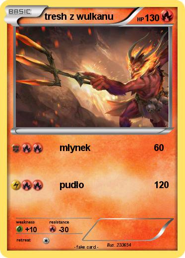 Pokemon tresh z wulkanu