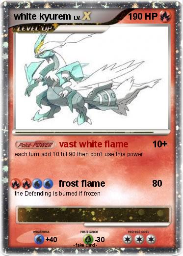 Pokemon white kyurem