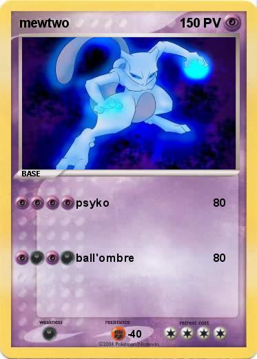 Pokemon mewtwo