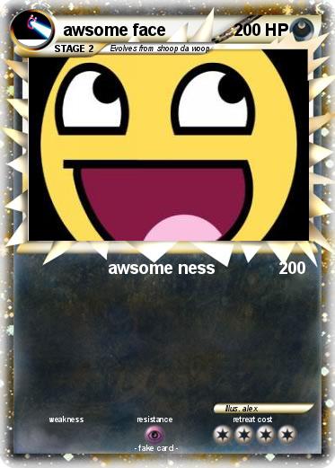 Pokemon awsome face