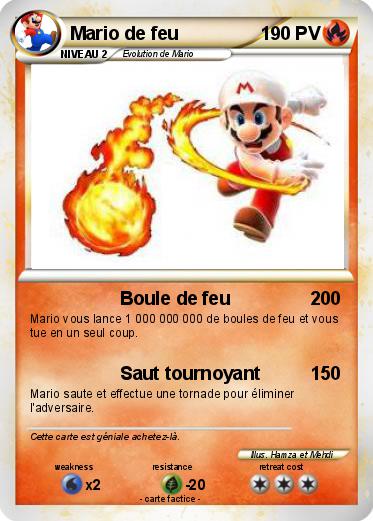 Pokemon Mario de feu