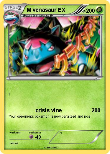 Pokemon M venasaur EX