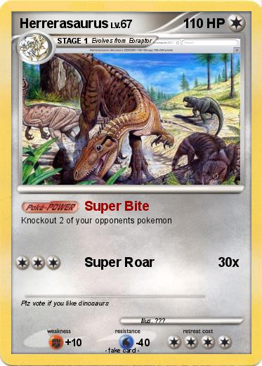 Pokemon Herrerasaurus