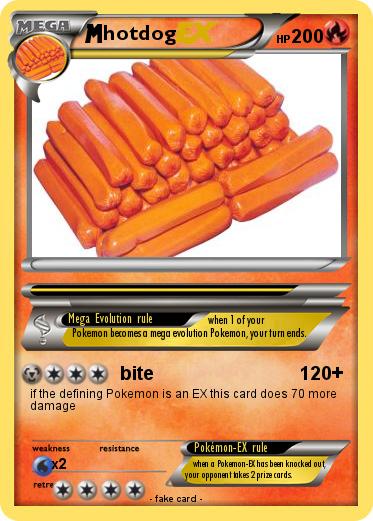 Pokemon hotdog