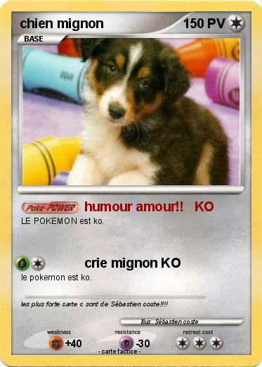 Pokemon chien mignon
