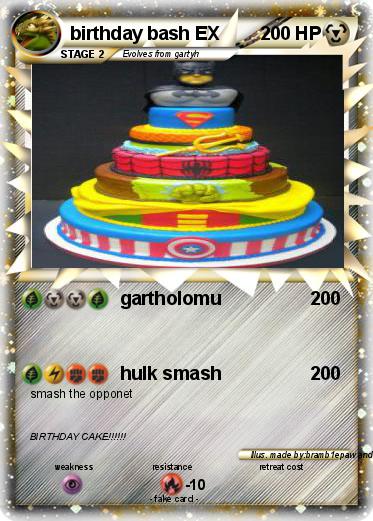 Pokemon birthday bash EX