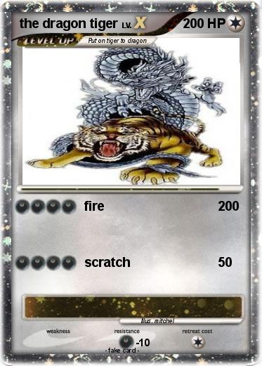 Pokemon the dragon tiger