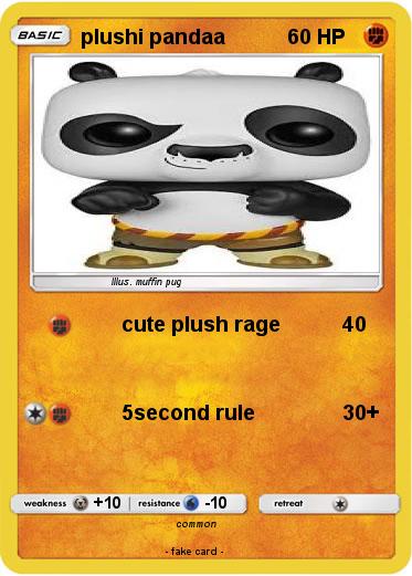 Pokemon plushi pandaa