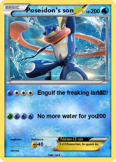 Pokemon Poseidon’s son