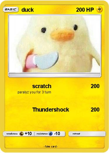 Pokemon duck