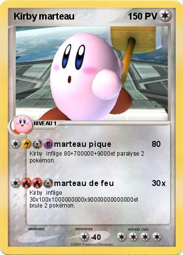 Pokemon Kirby marteau    