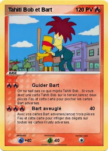 Pokemon Tahiti Bob et Bart