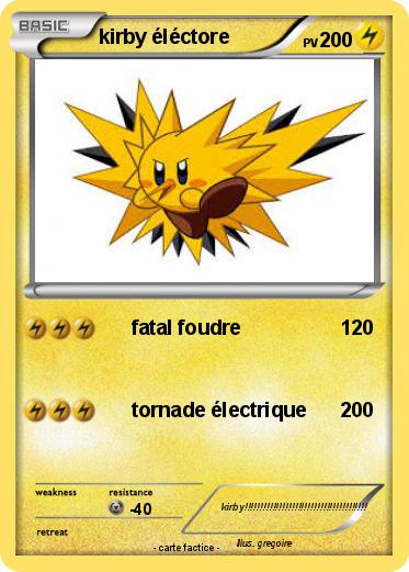 Pokemon kirby éléctore