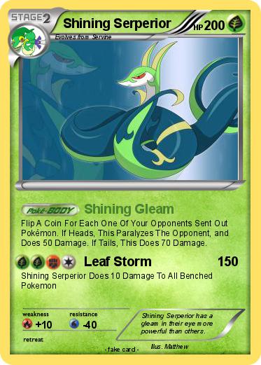 Pokemon Shining Serperior
