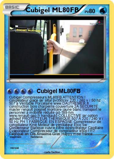 Pokemon Cubigel ML80FB