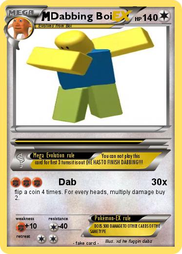 Pokemon Dabbing Boi