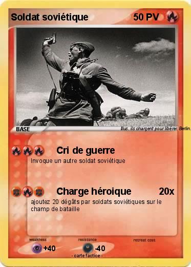 Pokemon Soldat soviétique