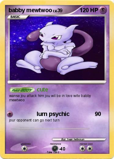 Pokemon babby mewtwoo