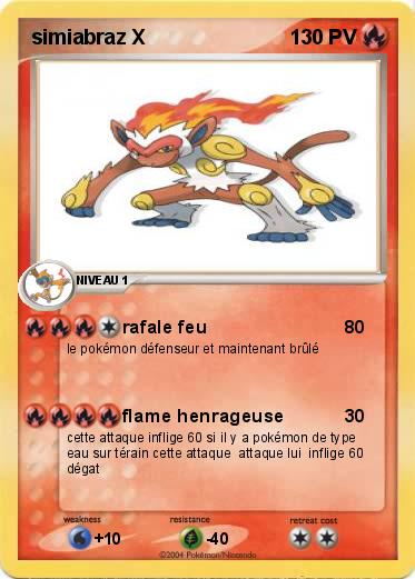 Pokemon simiabraz X