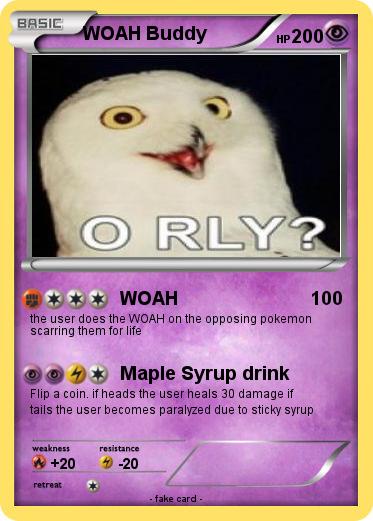 Pokemon WOAH Buddy