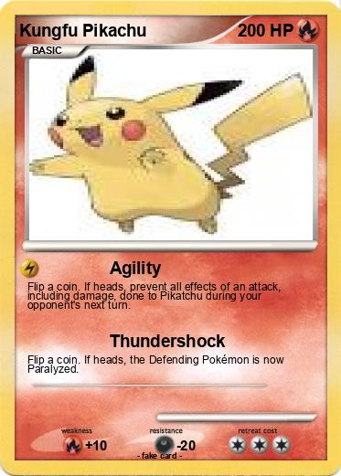 Pokemon Kungfu Pikachu
